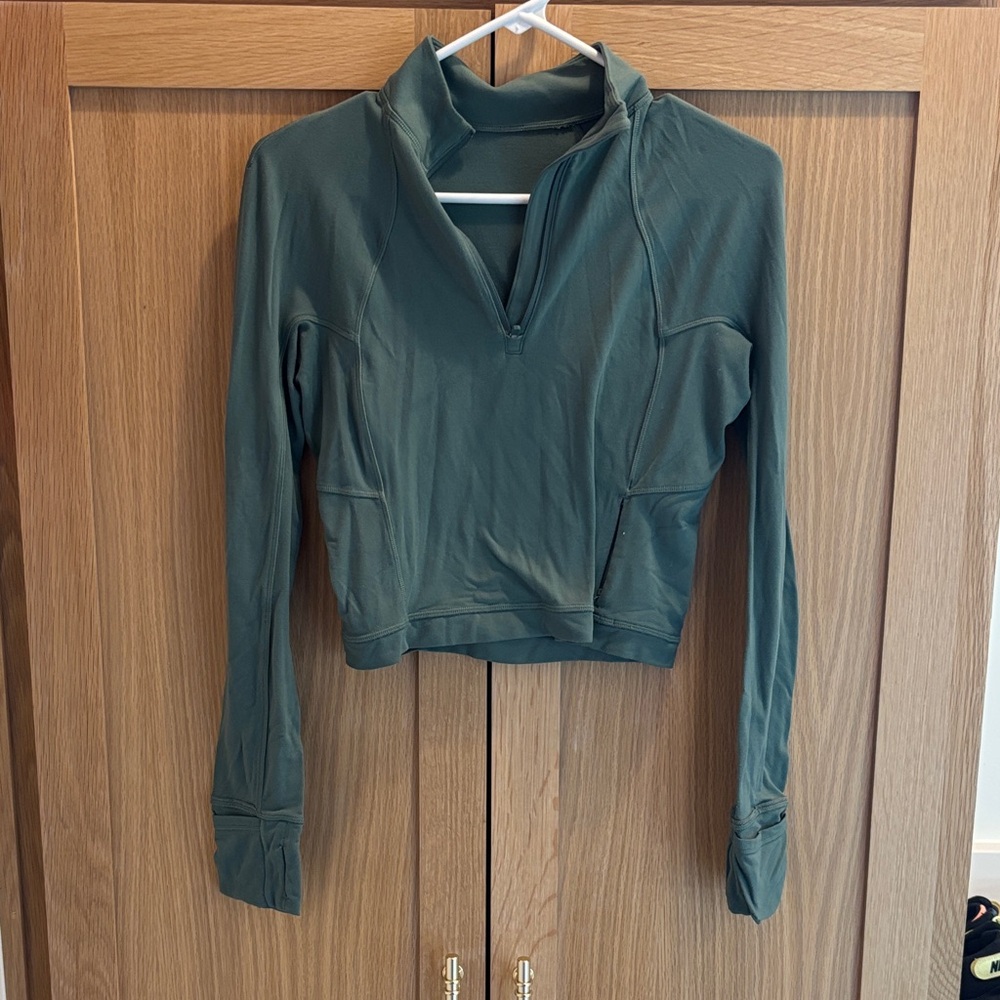 lululemon cropped half zip
